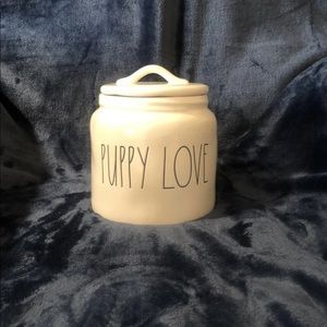 Rae Dunn Puppy Love canister